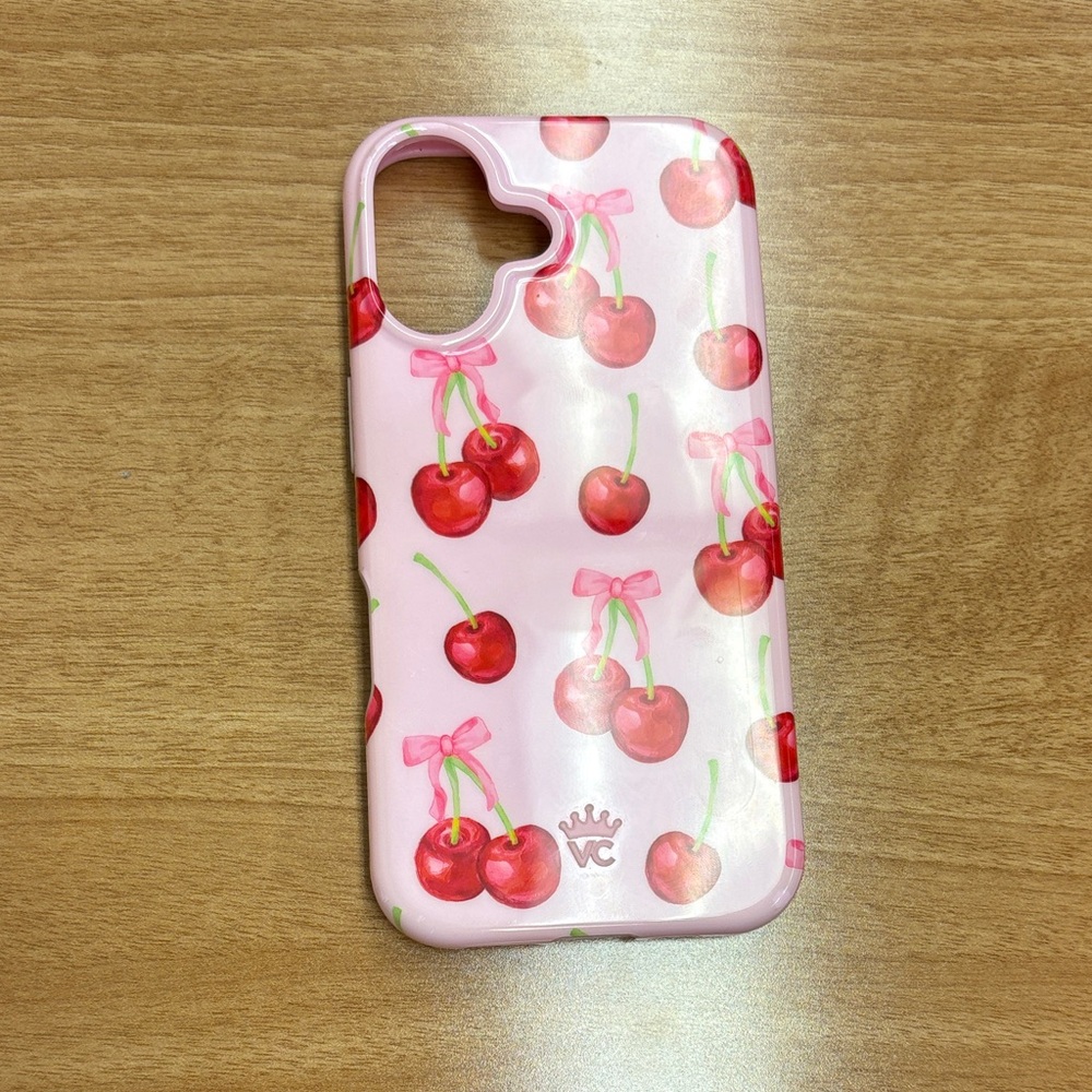 Velvet Caviar Pink Cherry IPhone 16 Case